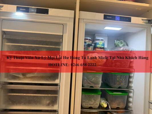 Kỹ Thuật Viên Xử Lý Mọi Lỗi Hư Hỏng Tủ Lạnh Miele Tại Nhà Khách Hàng