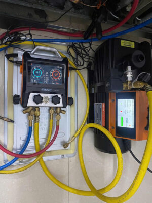 Quy trình xử lý tắc thủng dàn gas tủ lạnh Miele đạt tiêu chuẩn châu Âu