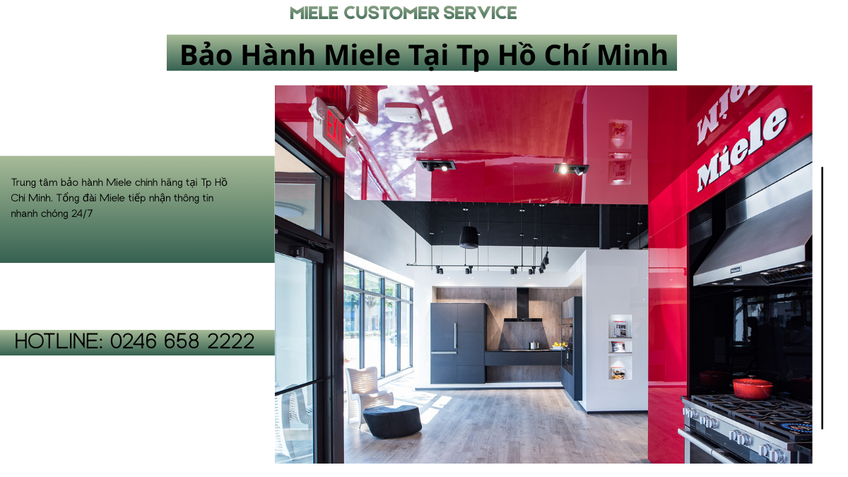 Trung tâm bảo hành Miele tại Tp Hồ Chí Minh